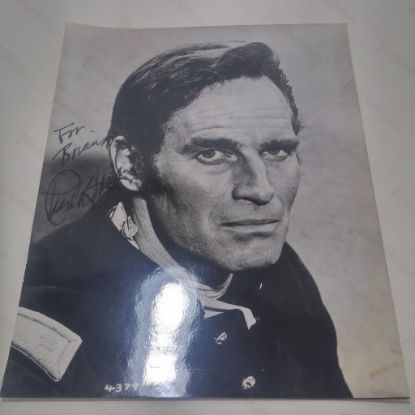 Picture of Charlton Heston (Signed and Inscribed Photograph)