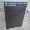Picture of An Historical Introduction to Private Law