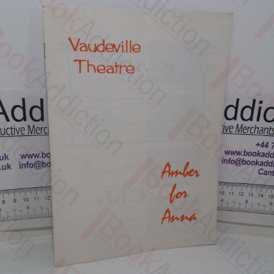 Picture of Amber for Anna: A New Murder Thriller (Theatre Programme, Vaudeville Theatre, London, 1964)