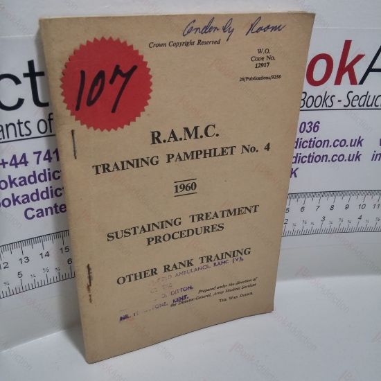Picture of RAMC Training Pamphlet No. 4, Sustaining Treatment Procedures, Other Rank Training