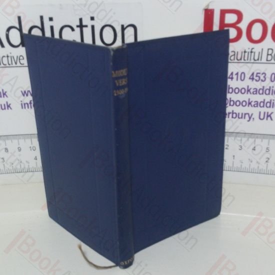 Picture of Modern Verse, 1900-1940 (The World's Classics series)