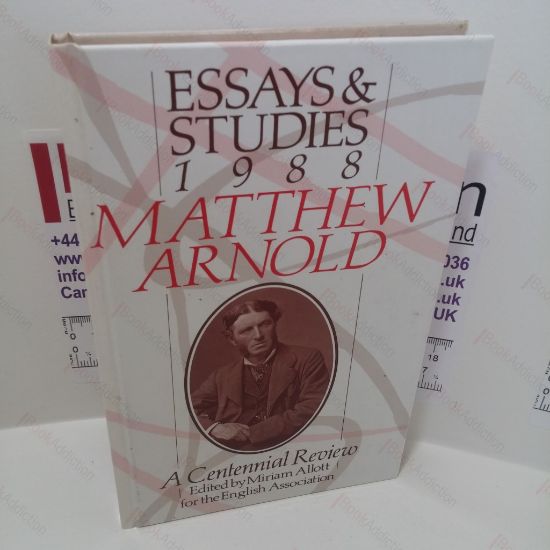 Picture of Matthew Arnold : A Centennial Review 9Essays and Studies)