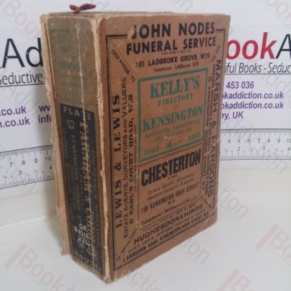 Picture of Kelly's Directory of Kensington, Brompton, Knightsbridge and Notting Hill, 1953 'Buff Book', comprises Street Section, Private Residents Section, Commercial Section, Trades Section and Official Information
