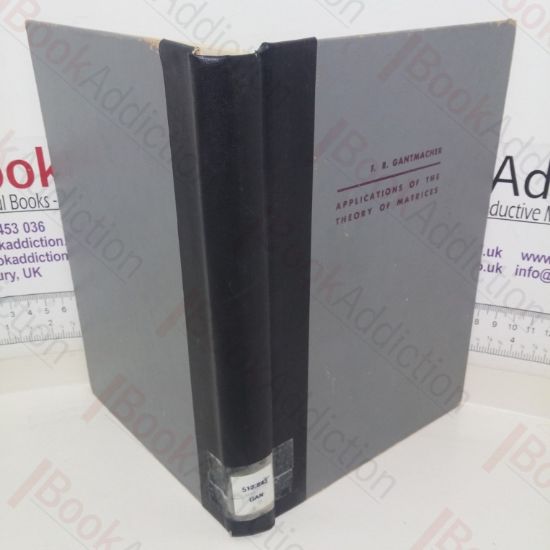 Picture of Applications of the Theory of Matrices