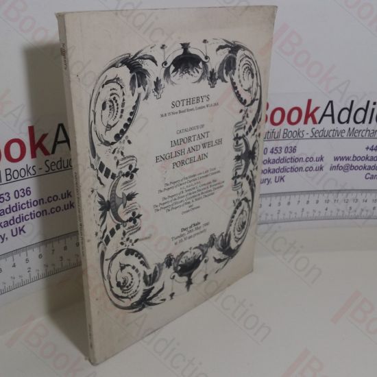 Picture of Important English and Welsh Porcelain (Auction Catalogue, Sotheby's, London, 20 May 1980)