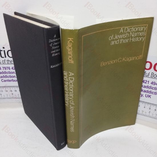 Picture of A Dictionary of Jewish Names and Their History