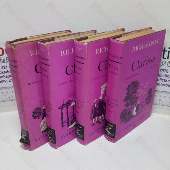 Picture of Clarissa Or, The History of a Young Lady, Volumes I-IV (Everyman's Library,  Nos.  882, 883, 884 and 885)