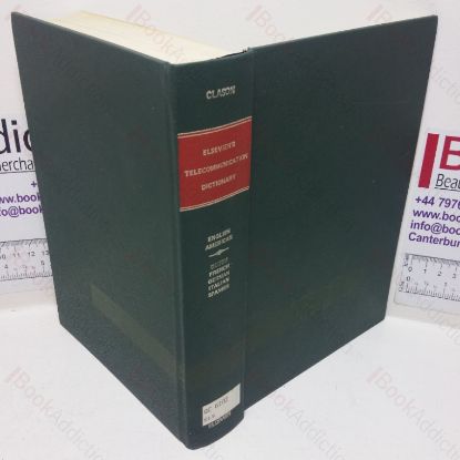 Picture of Elsevier's Telecommunication Dictionary in Six Languages (English/American, French, Spanish, Italian, Dutch and German)