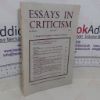 Picture of Essays in Criticism: Volume XXXI, No. 2, April 1981