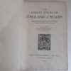 Picture of The Survey Atlas of England and Wales : A Series of Eighty One Plates of Maps and Plans Illustrating the Physical Features, Geology, Climatology, Population and Political Divisions of The Country, with Index