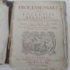 Picture of Processionale pro Ecclesiis Ruralibus, Ritibus Romanae Ecclesiae accomodatum, Responsoria, Hymnos, Antiphonas, Psalmos, aliaque in Processionibus dicenda complectens Additis sub finem Laudibus Vespertinis de SS. Sacramento, and de beata Maria Virgine