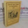 Picture of Church and Chapel in Oxfordshire, 1851 : The Return of the Census of Religious Worship (Oxfordshire Record Society, Volume 55)