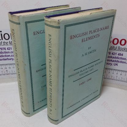 Picture of English Place-name Elements, Volumes I and II (English Place-Names Society, Vols XXV & XXVI)