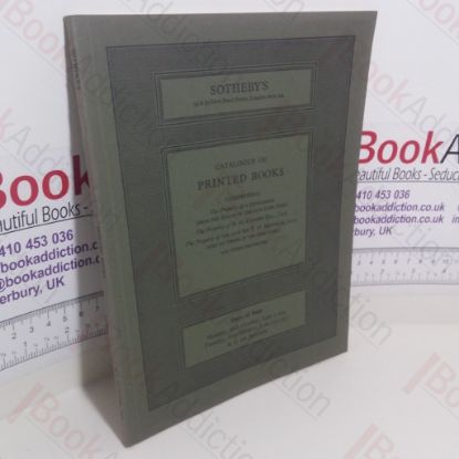 Picture of Catalogue of Printed Books (Auction Catalogue, Sotheby's, London, 20-21 October 1975)
