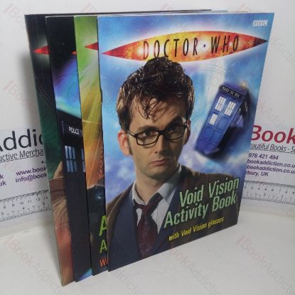 Picture of Doctor Who Activity Book, with 50 Press-out Cards; Doctor Who Alien Armies Activity Book, with 15 Iron-out Transfers; Doctor Who Activity Collection; Doctor Who Void Vision Activity Book, with Void Vision Glasses (Doctor Who Activity Books Collection, Four Volumes)