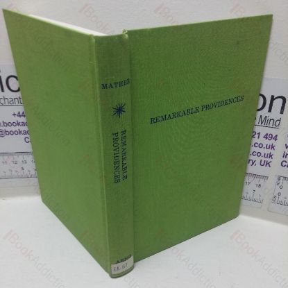 Picture of Remarkable Providences Illustrative of the Earlier Days of American Colonisation (International Folklore series)