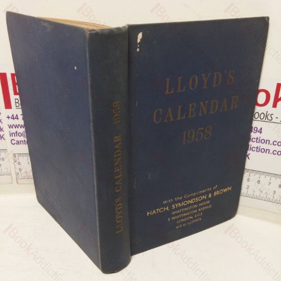Picture of Lloyd's Calendar, 1958