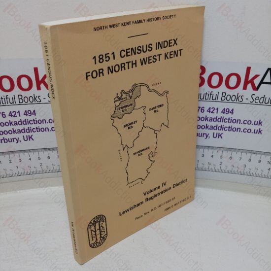 Picture of 1851 Census Index for North West Kent, Volume IV - Lewisham Registration District