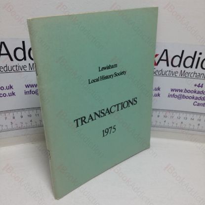 Picture of Transactions, Lewisham Local History Society, 1975