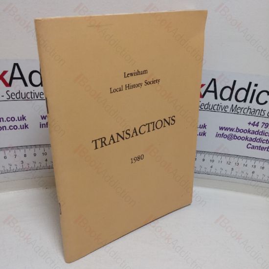 Picture of Transactions, Lewisham Local History Society, 1980
