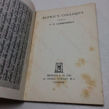 Picture of Aelfric's Colloquy (Methuen's Old English Library)