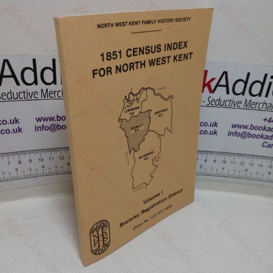Picture of 1851 Census Index for North West Kent, Volume I - Bromley Registration District