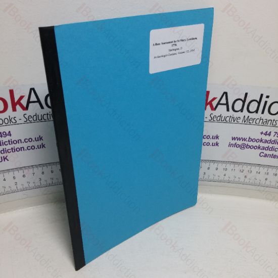 Picture of A Rate Assessment for St Mary, Lewisham, 1770 (Academic Offprint)